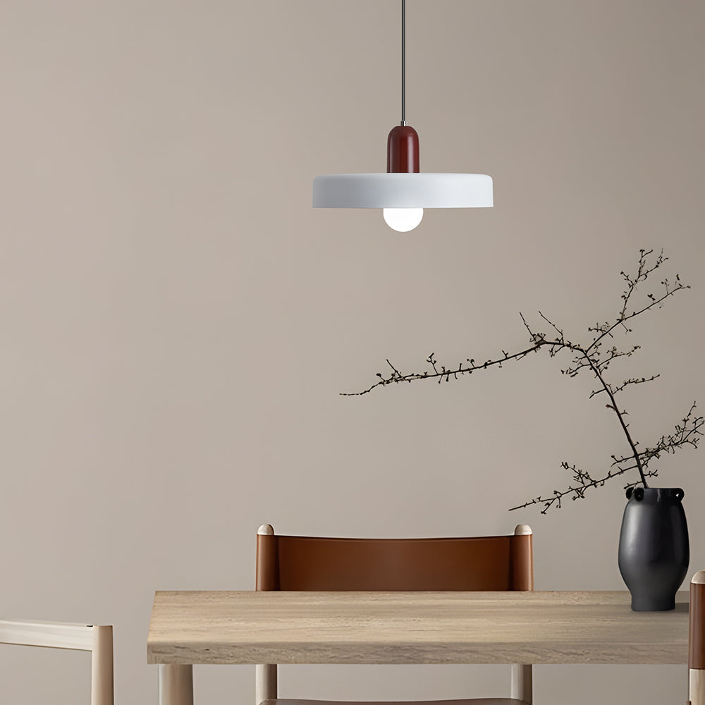 Pendant lamp - Modern design lamp in colorful iron for the dining table, kitchen, or living room.