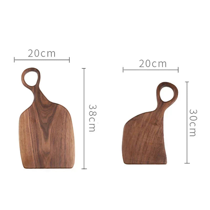 Walnut Cutting and Serving Board – Double-sided, natural design for kitchen and table decoration
