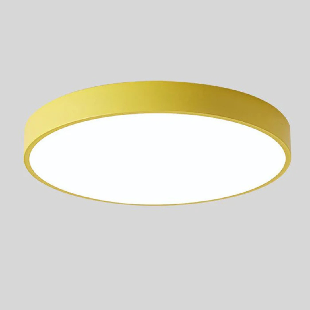 Scandinavian Wood LED Ceiling Lamp – Natural Wood, Modern Design for Bedroom or Living Room