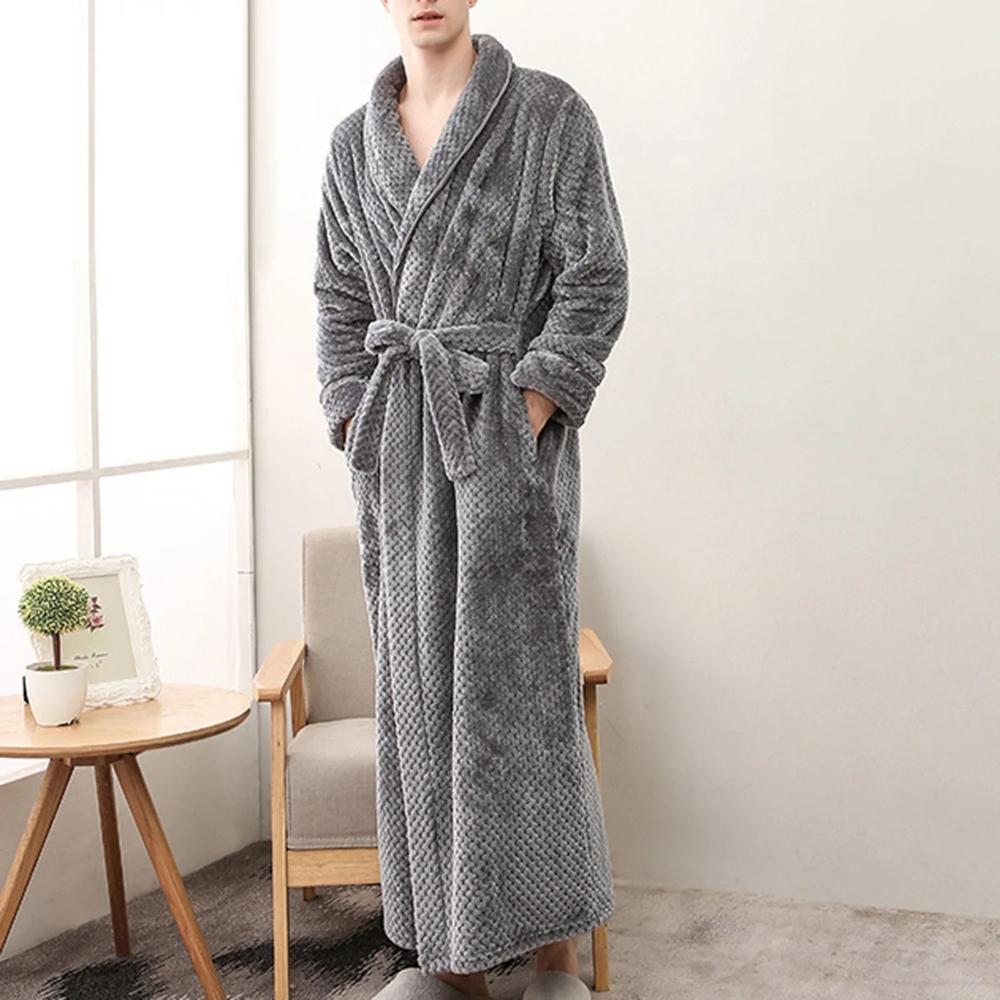Fleece Bathrobe – Unisex, Soft and Warm for Home Use and Relaxation