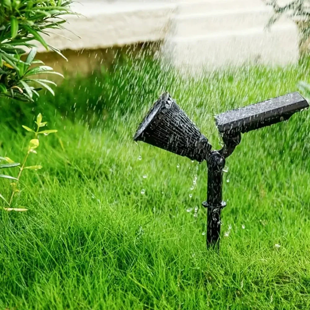 Solar-Powered Garden Spotlights – Multicolor, Adjustable Design for Garden, Patio, or Driveway