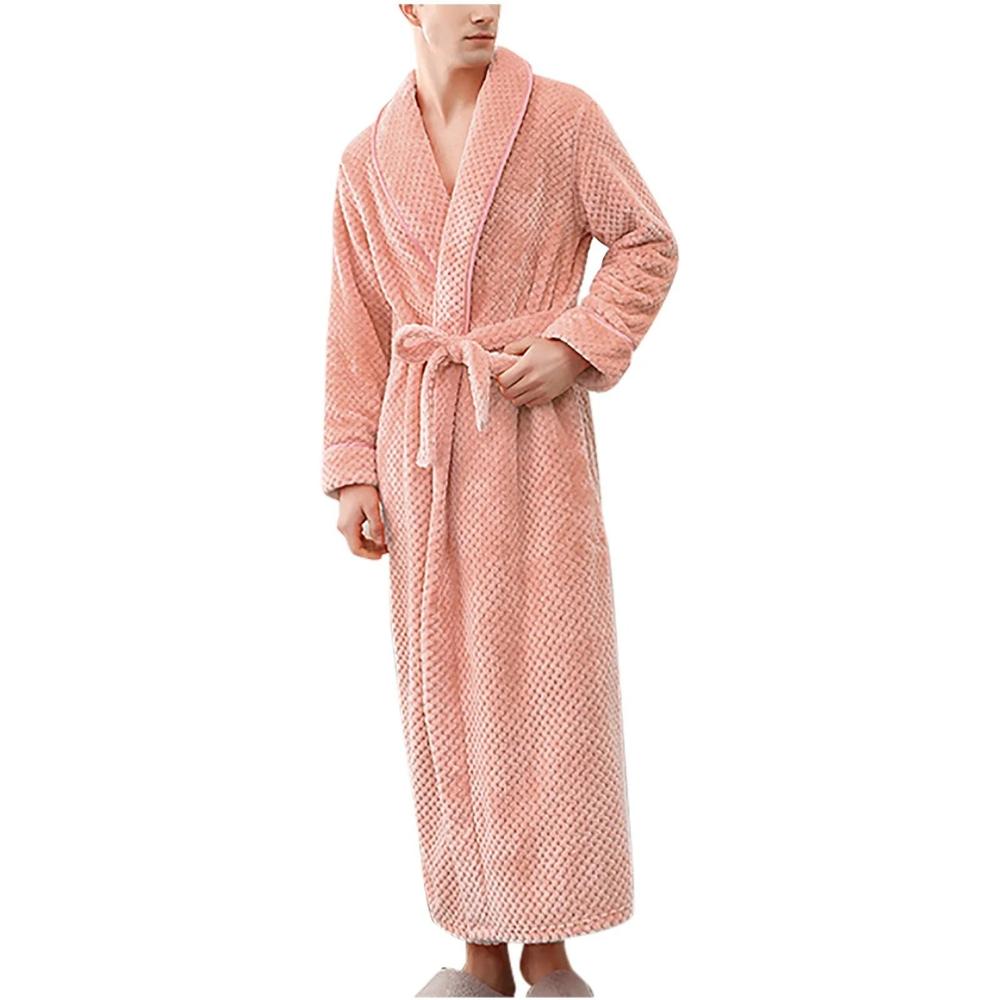 Fleece Bathrobe – Unisex, Soft and Warm for Home Use and Relaxation