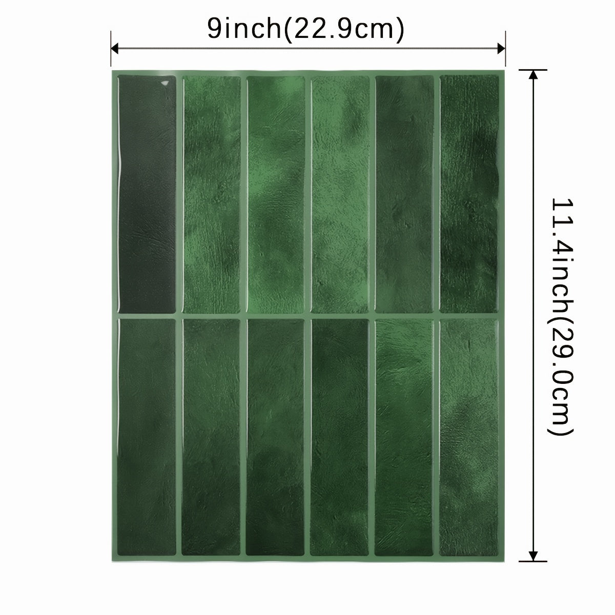 3D Self-adhesive Wall Tiles – Waterproof PVC, Modern Backsplash for Kitchen or Bathroom Decoration