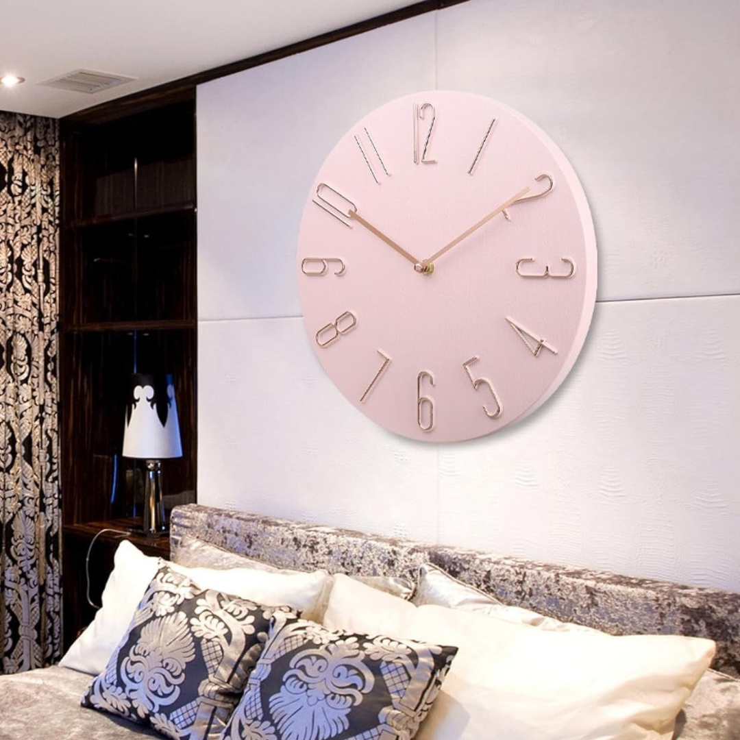 Wall Clock – Black and White, Modern Design for Living Room or Dining Room