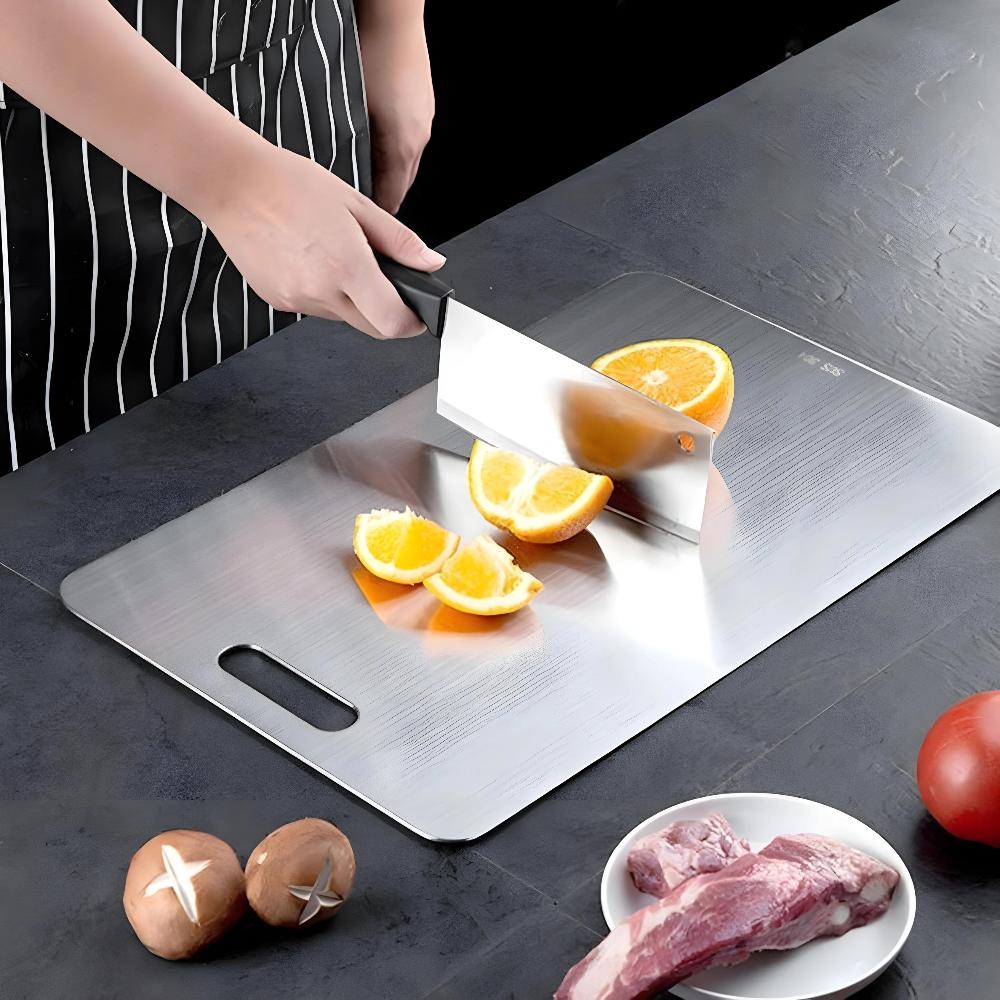 RVS Cutting Board – Antibacterial, Durable Design for Kitchen or Dining Room