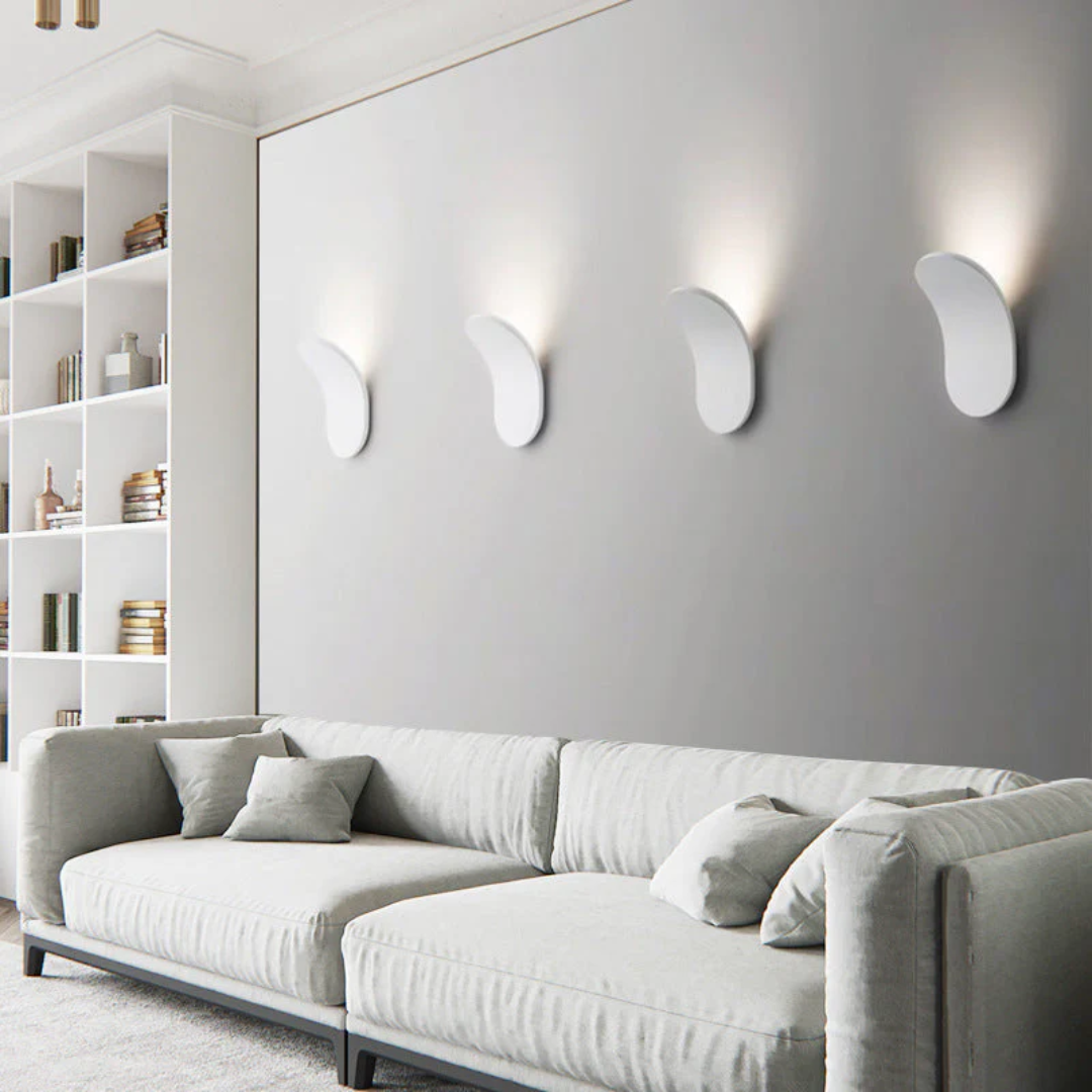 Scandinavische wandlamp – zwart metaal, minimalistisch ontwerp voor de slaapkamer, keuken of woonkamer
