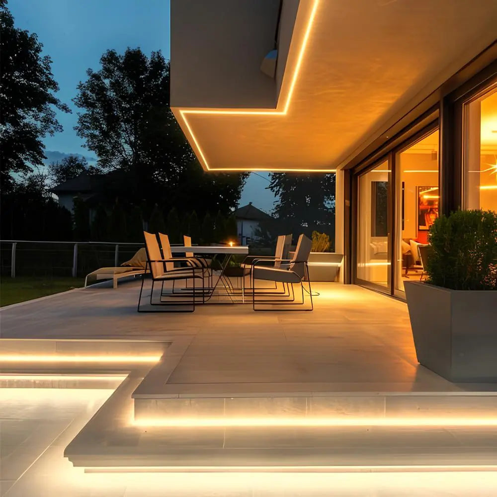 Motion LED Strip – Flexible, Waterproof, and Dimmable for Staircase, Cabinet, or Bathroom Lighting