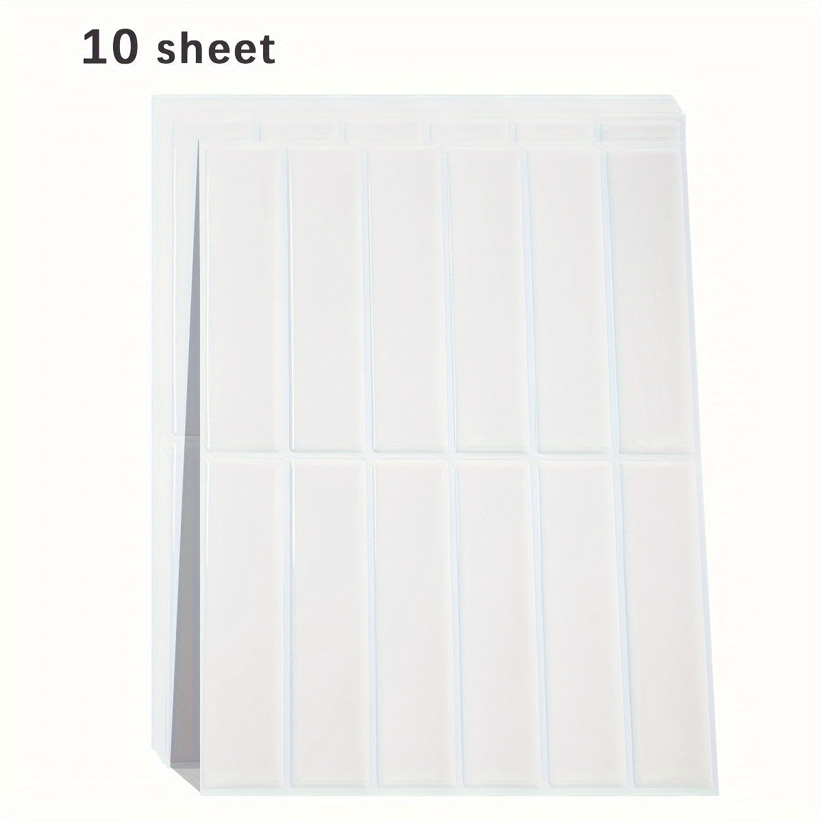 3D Self-adhesive Wall Tiles – Waterproof PVC, Modern Backsplash for Kitchen or Bathroom Decoration