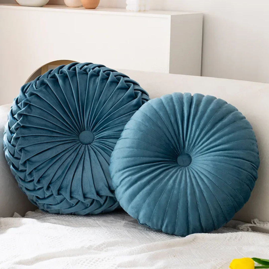 Zacht decoratief sierkussen – Zacht polyester in crèmekleur voor de woonkamer of slaapkamer