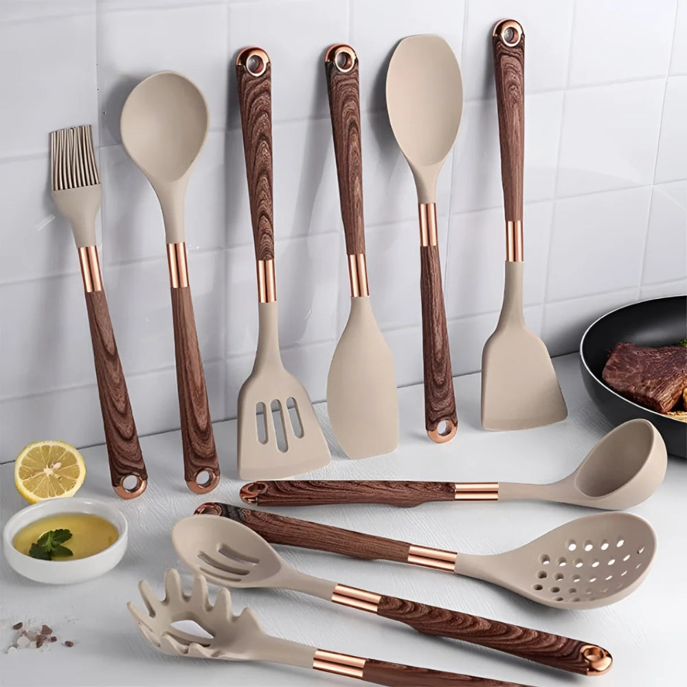 Silicone Pot Set – 10 Pieces, Heat Resistant and Ergonomic for Modern Kitchen