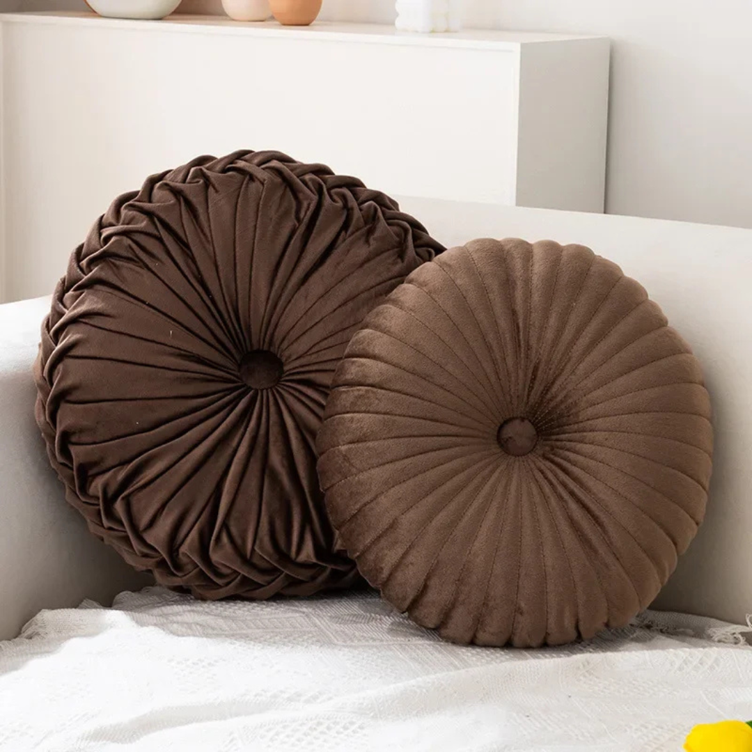 Zacht decoratief sierkussen – Zacht polyester in crèmekleur voor de woonkamer of slaapkamer