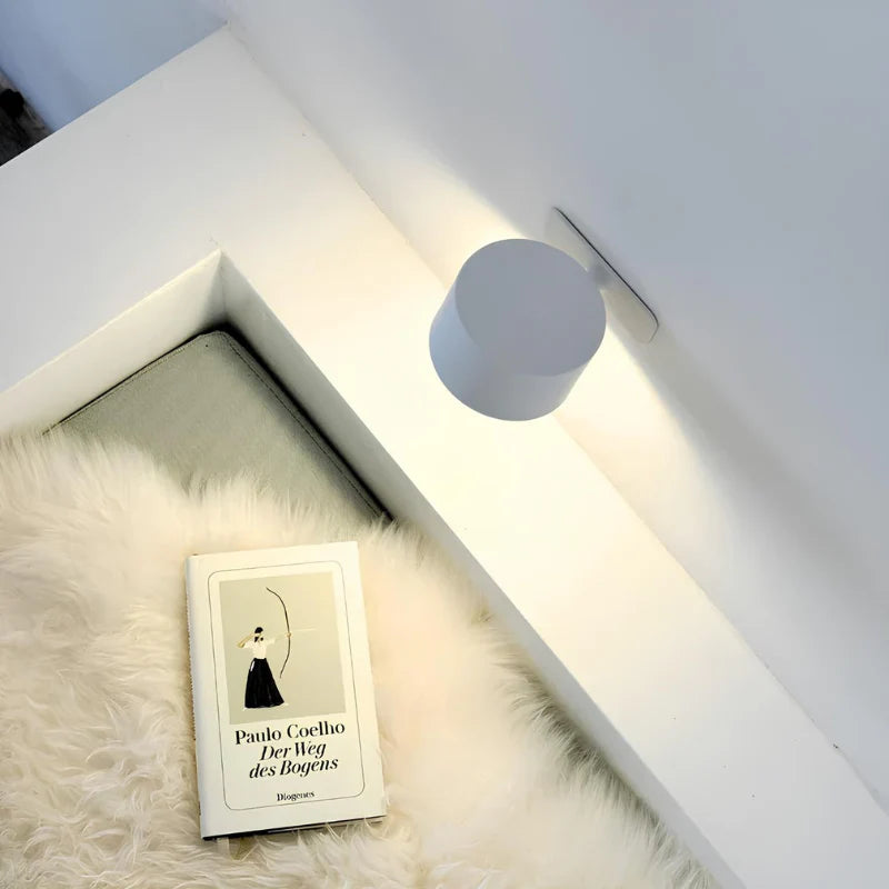 Trådløs Væglampe – Dæmpbar og Opladelig, Minimalistisk Design til Stue eller Soveværelse