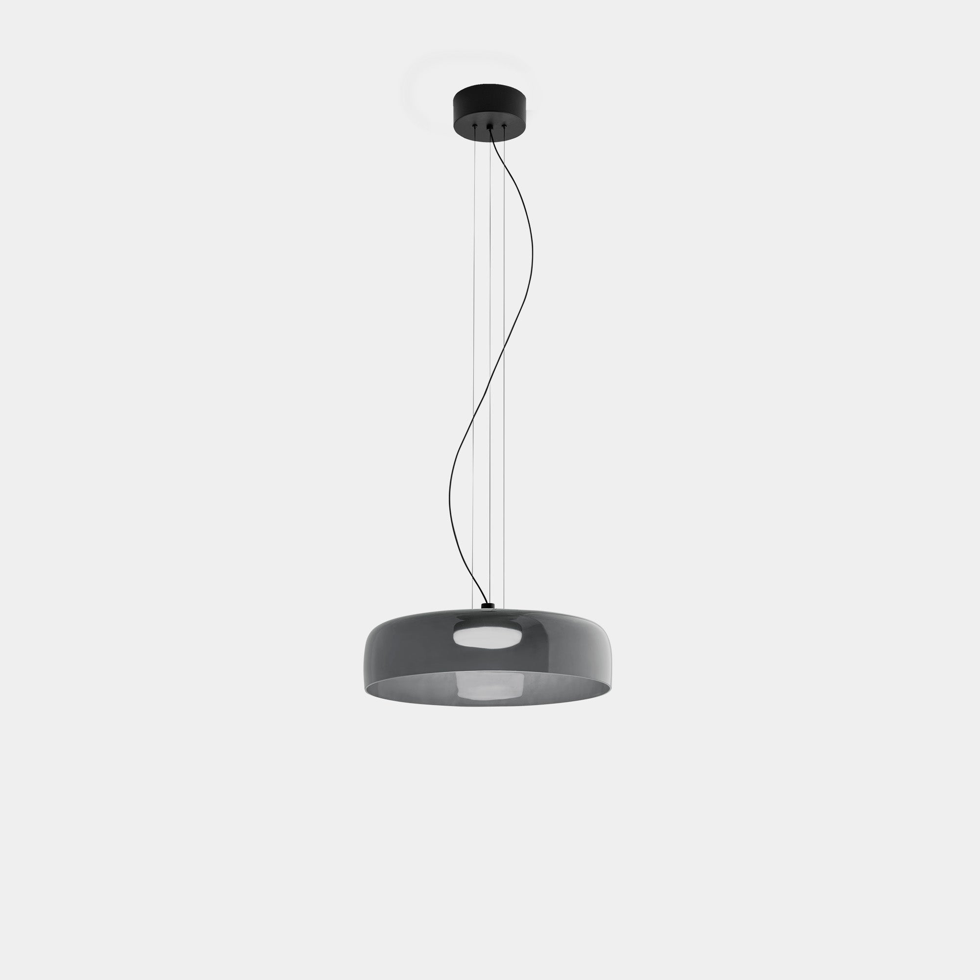 Layered Glass Pendant – Modern Design in Orange, Green or Gray for Dining Table or Living Room
