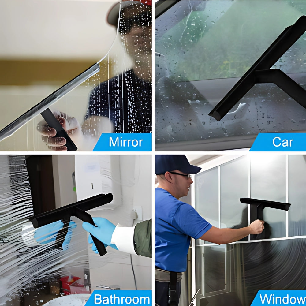 Moderne Glasrens – Sort, Slankt Design til Vinduer og Spejle i Hjemmet