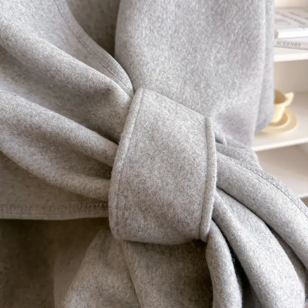 Poncho – Zachte microvezel, chic en winddicht voor herfst- en winteroutfits