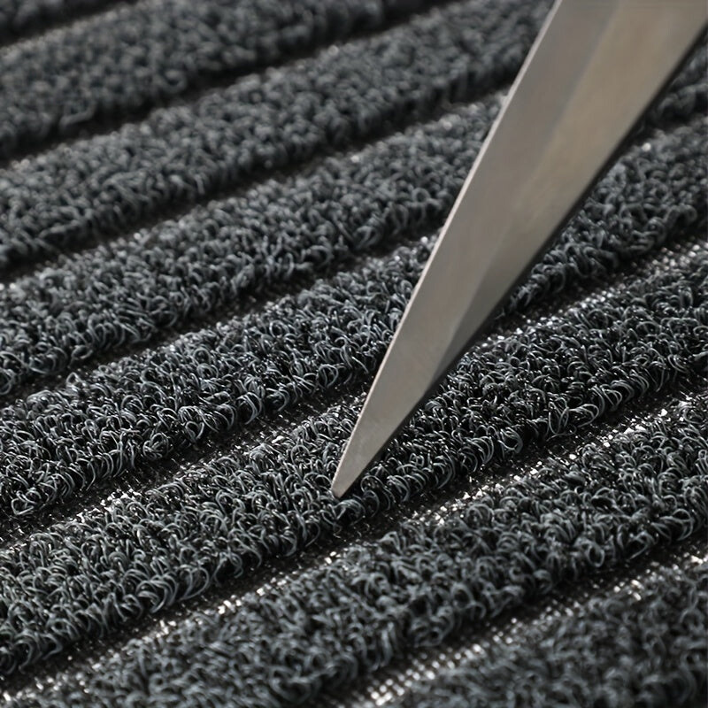 Durable door mat - Gray, Durable polypropylene for outdoor use at main entrance or terrace
