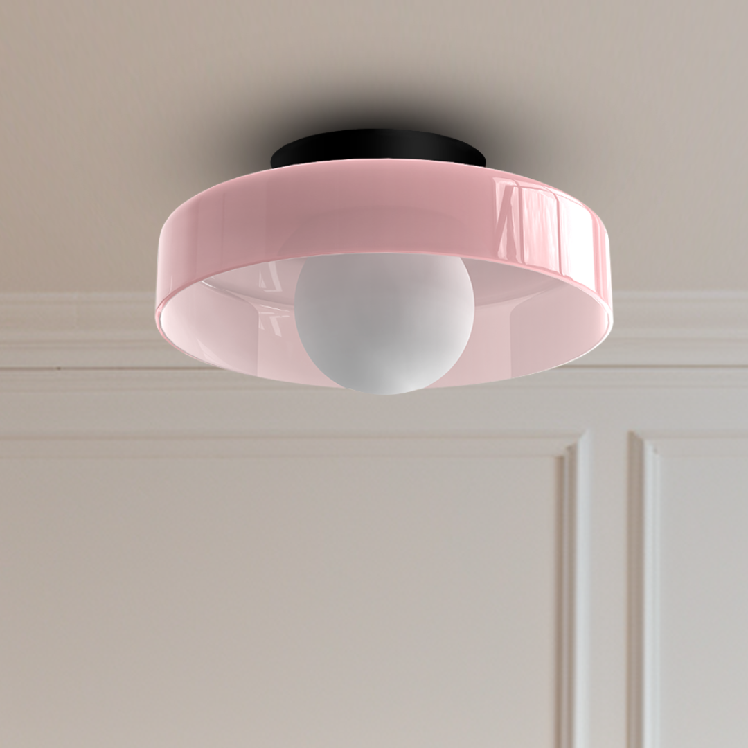 Modern LED Loft Lamp – Glass, Dimmable Light for Living Room, Bedroom or Office