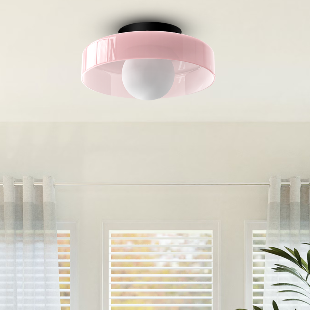 Modern LED Loft Lamp – Glass, Dimmable Light for Living Room, Bedroom or Office