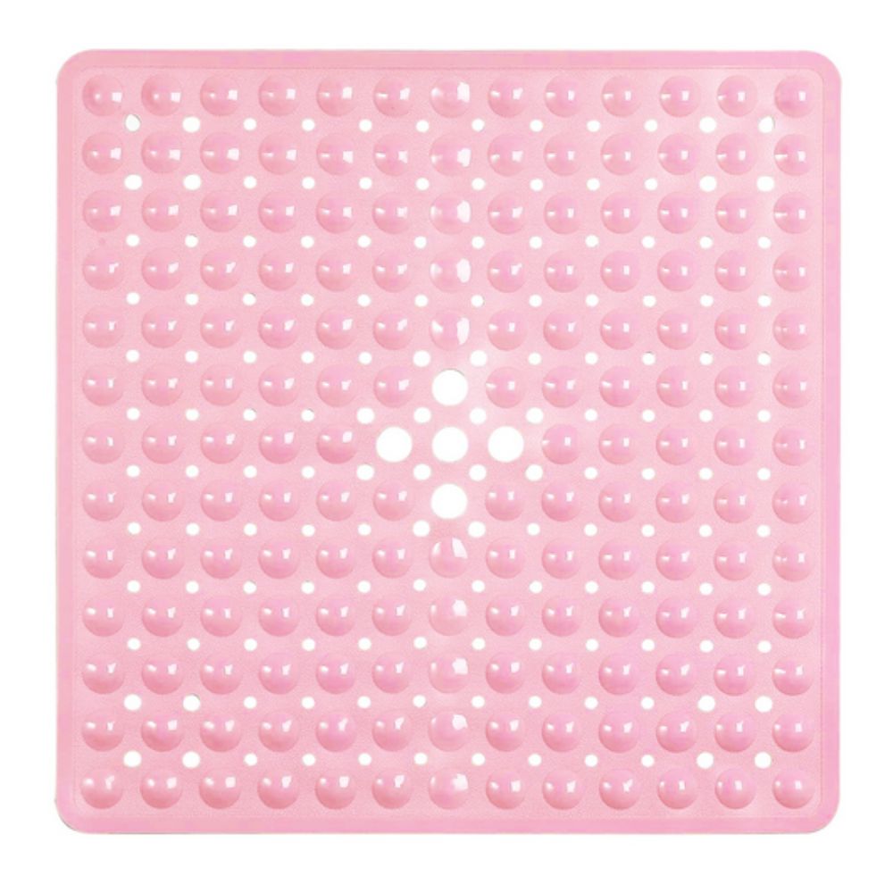 Skridsikker Badmåtte – Hvid PVC, Minimalistisk Design til Bad eller Brusekabine