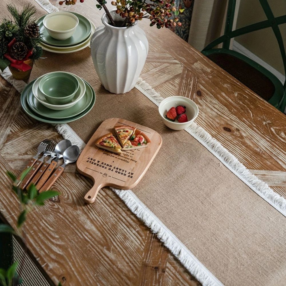 Jute Placemat – Neutral, Bohemian Style for Dining Table or Party Decoration