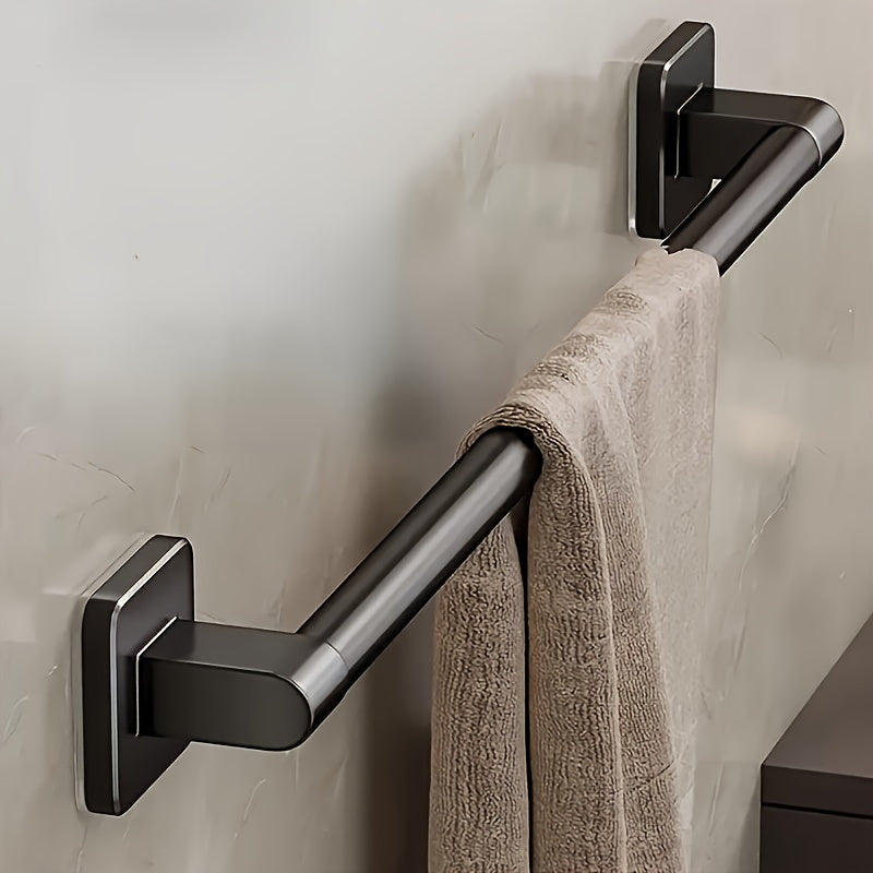 Håndklædeholdersæt – Sort jern, moderne design til badeværelse eller gæstetoilet