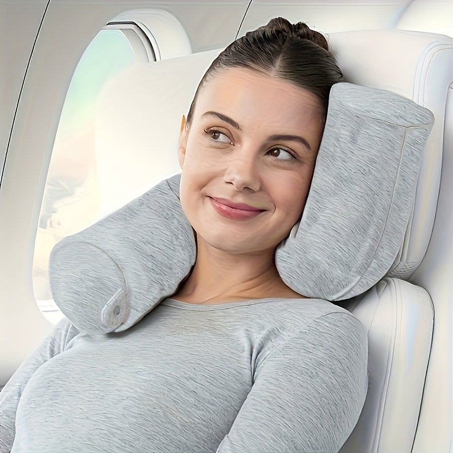 Ergonomic Travel Pillow – Soft Memory Foam, Compact Design for Comfortable Travel and Home Use