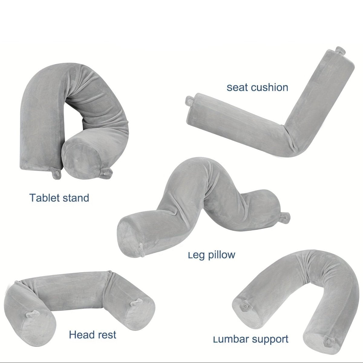 Ergonomic Travel Pillow – Soft Memory Foam, Compact Design for Comfortable Travel and Home Use