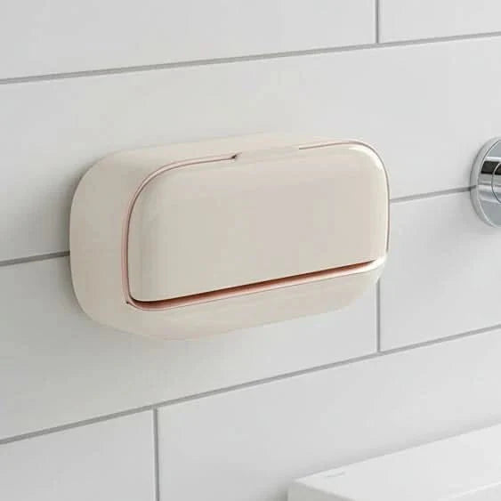 Soap Dispenser – White ABS, Modern Design for Bathroom or Kitchen