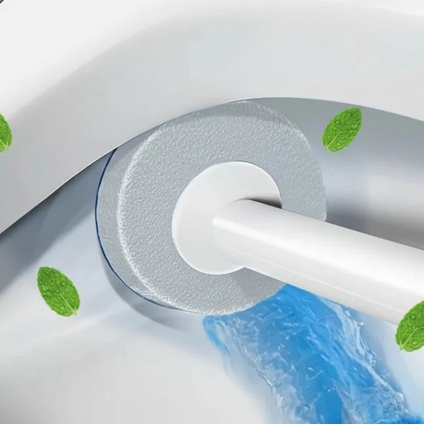 Disposable Toilet Cleaner – Plastic, Hygienic System with Holder for Bathroom Maintenance