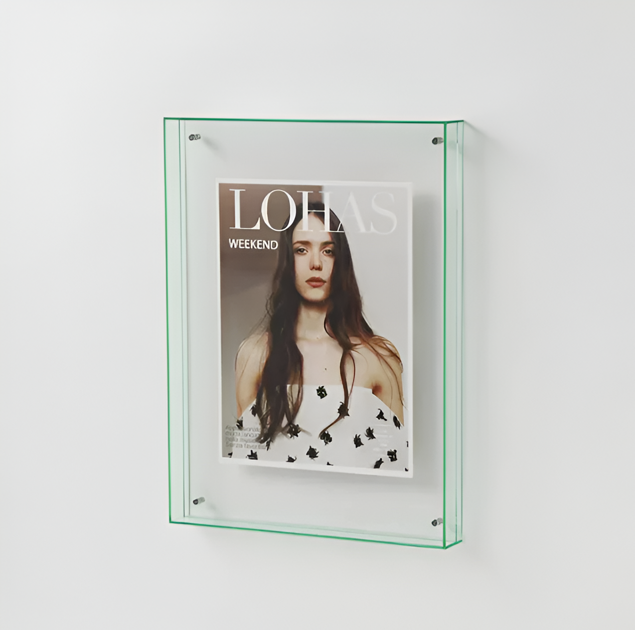 Moderne Fotoramme – Transparent Akryl, Minimalistisk Design til Kontor eller Vægsdekoration