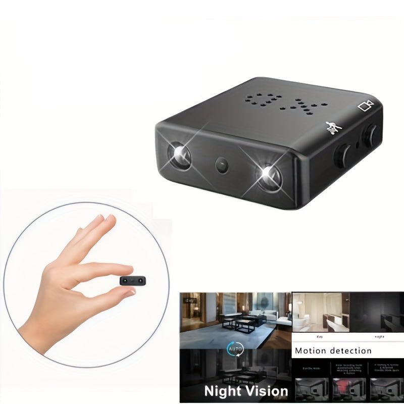 Full HD Mini Camera – Compact, Infrared Night Vision, and Motion Detection for Home Surveillance