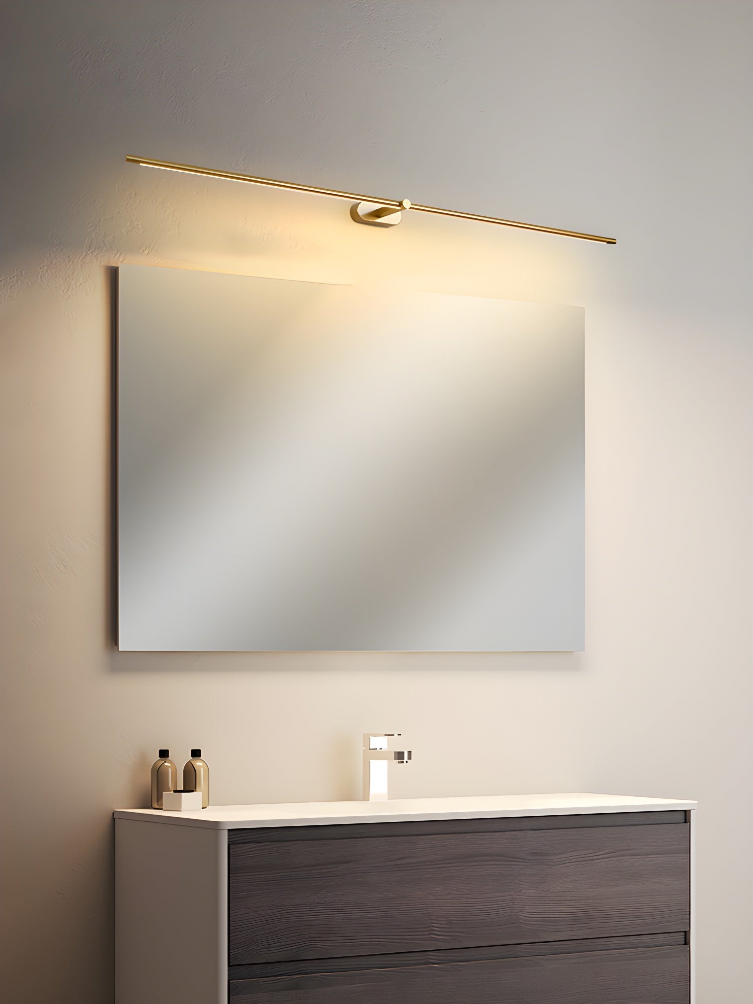 Draadloze LED-wandlamp – Aluminium, minimalistisch ontwerp voor de woonkamer, slaapkamer of kantoor