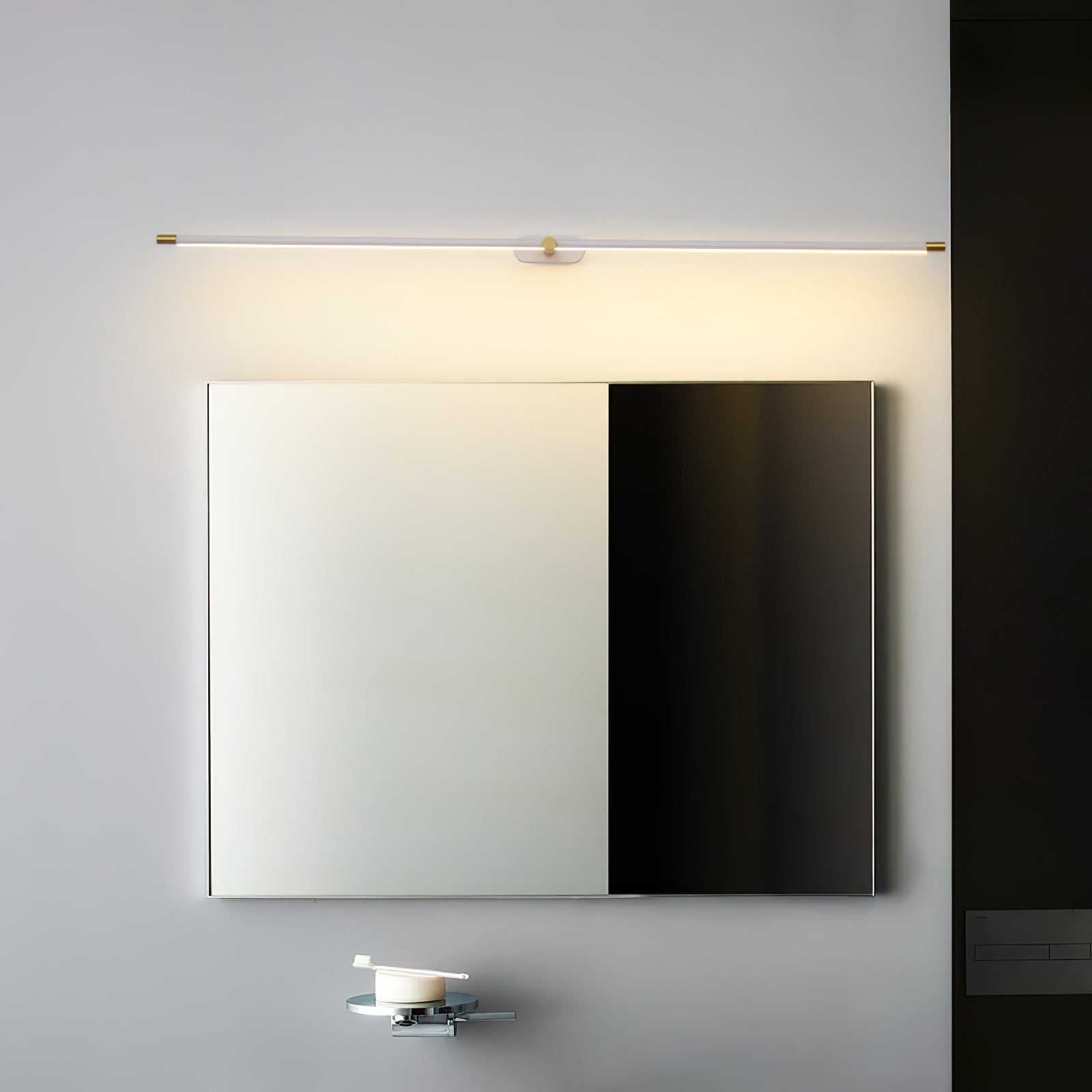 Draadloze LED-wandlamp – Aluminium, minimalistisch ontwerp voor de woonkamer, slaapkamer of kantoor