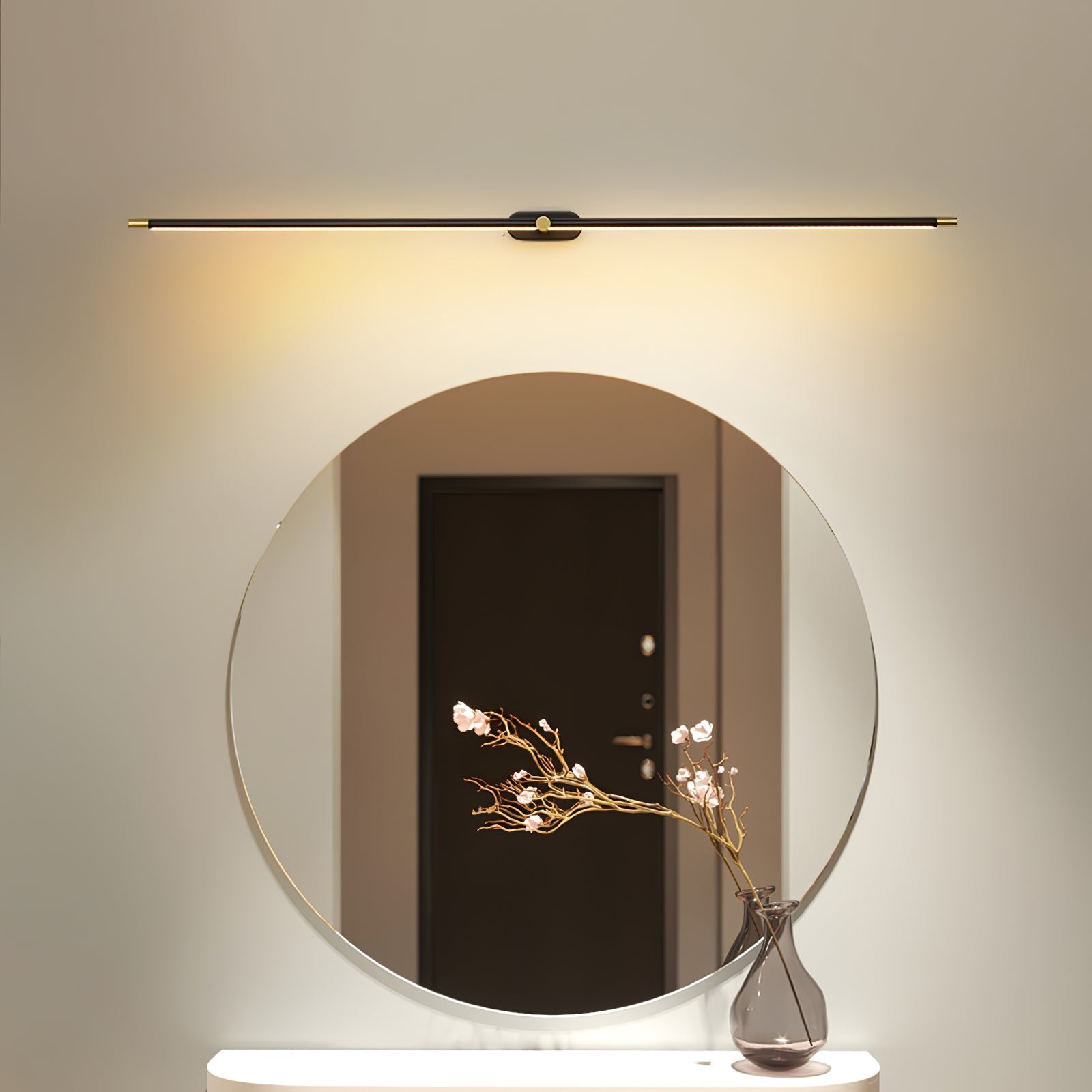 Draadloze LED-wandlamp – Aluminium, minimalistisch ontwerp voor de woonkamer, slaapkamer of kantoor