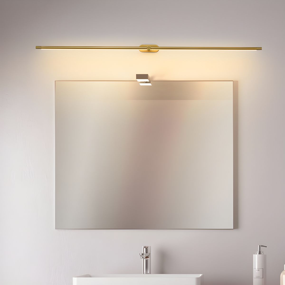 Draadloze LED-wandlamp – Aluminium, minimalistisch ontwerp voor de woonkamer, slaapkamer of kantoor