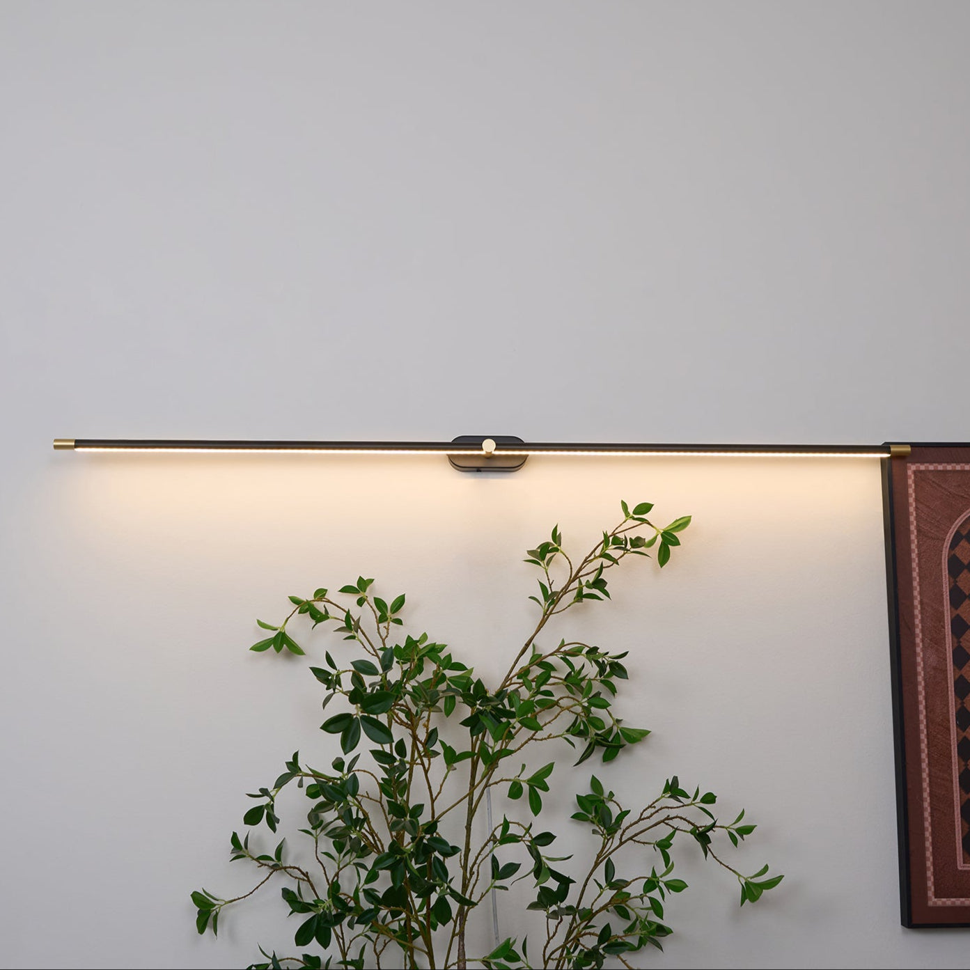 Draadloze LED-wandlamp – Aluminium, minimalistisch ontwerp voor de woonkamer, slaapkamer of kantoor