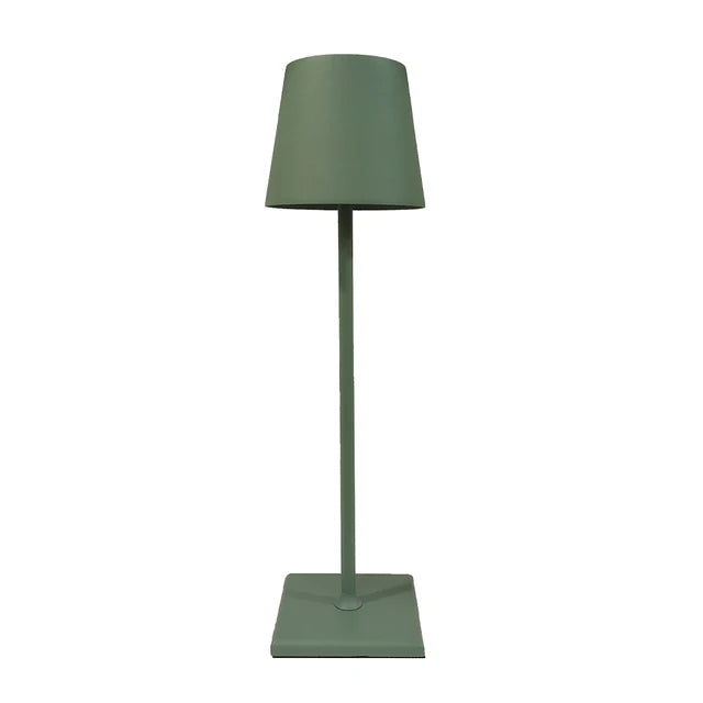 Bezprzewodowa lampa stołowa – nowoczesna metalowa lampa LED dostępna w wielu kolorach, idealna na biurko, stolik nocny lub stolik pomocniczy.