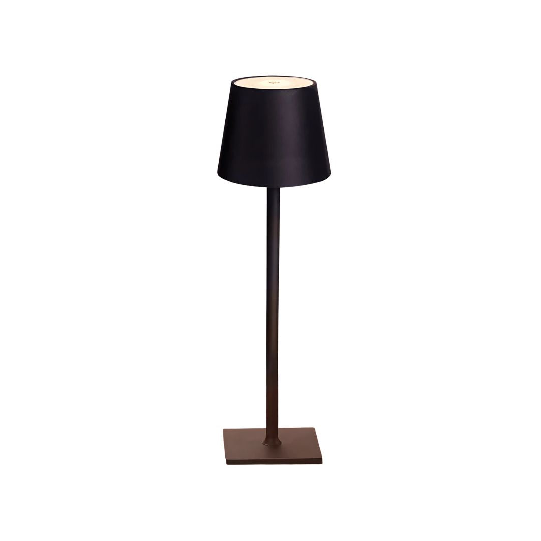 Bezprzewodowa lampa stołowa – nowoczesna metalowa lampa LED dostępna w wielu kolorach, idealna na biurko, stolik nocny lub stolik pomocniczy.