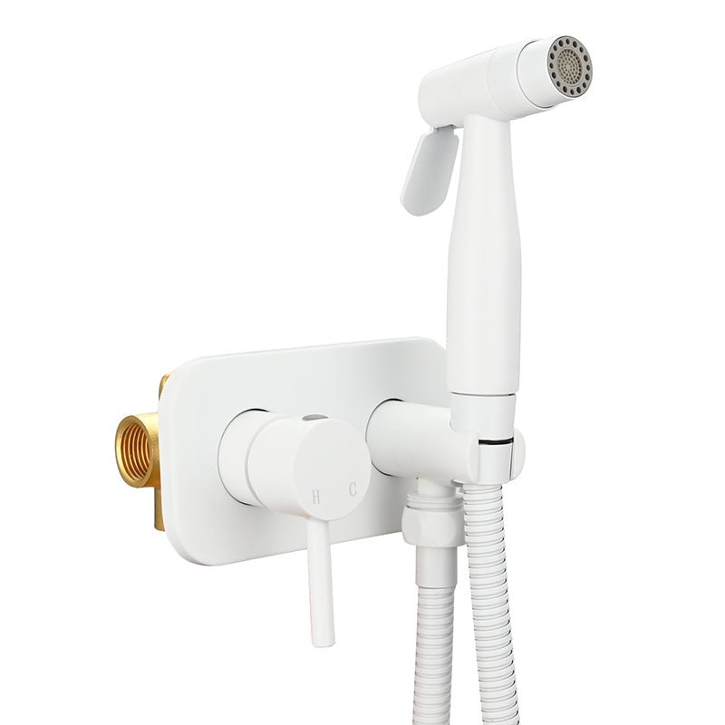Hand Bidet Spray – Stainless Steel, Modern Design with Hot and Cold Water for Bathroom or Toilet