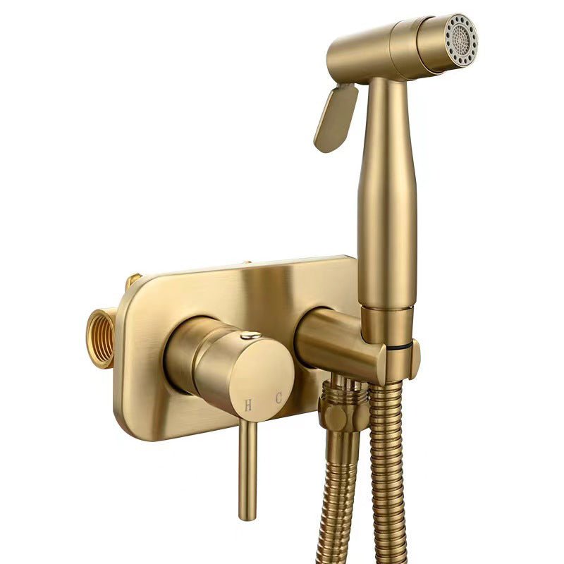 Hand Bidet Spray – Stainless Steel, Modern Design with Hot and Cold Water for Bathroom or Toilet