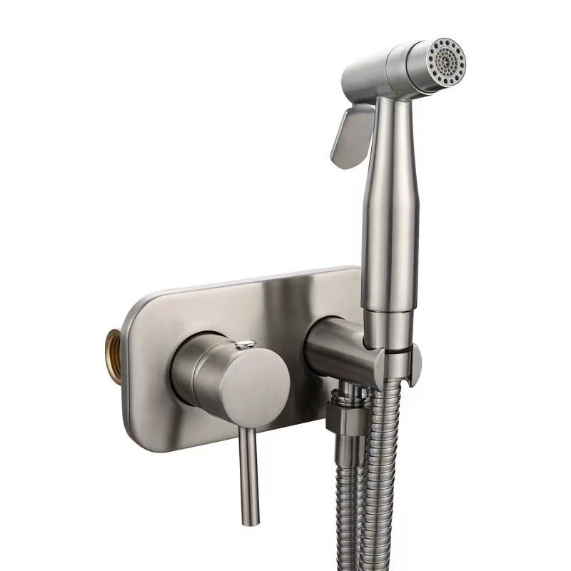 Hand Bidet Spray – Stainless Steel, Modern Design with Hot and Cold Water for Bathroom or Toilet