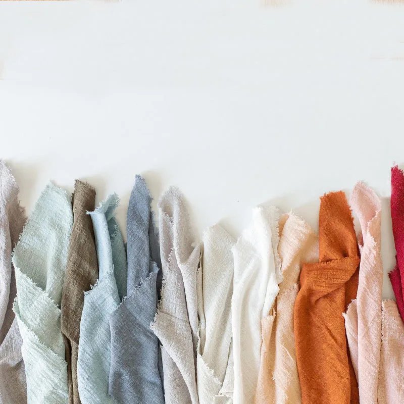 Rustic Cotton Napkins – Natural, Neutral for Table Setting at Weddings or Restaurants