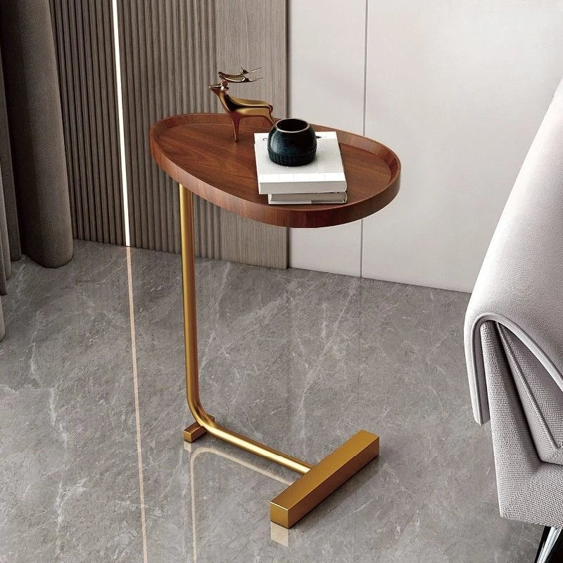 C-shaped Sideboard – Slim and Mobile, Ideal for Sofa or Bedroom in Modern Design
