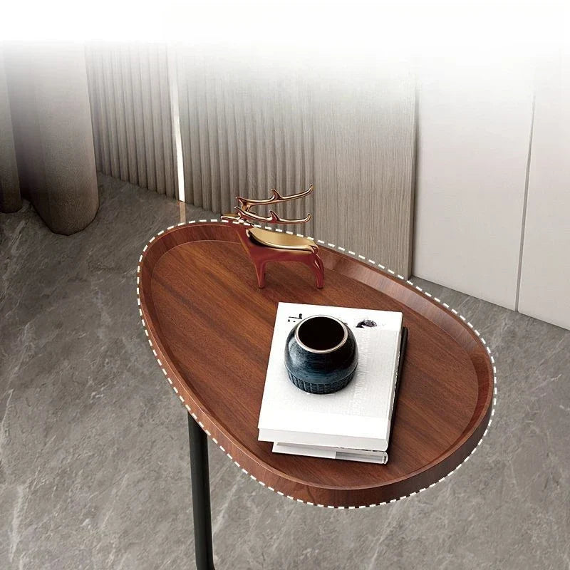 C-shaped Sideboard – Slim and Mobile, Ideal for Sofa or Bedroom in Modern Design