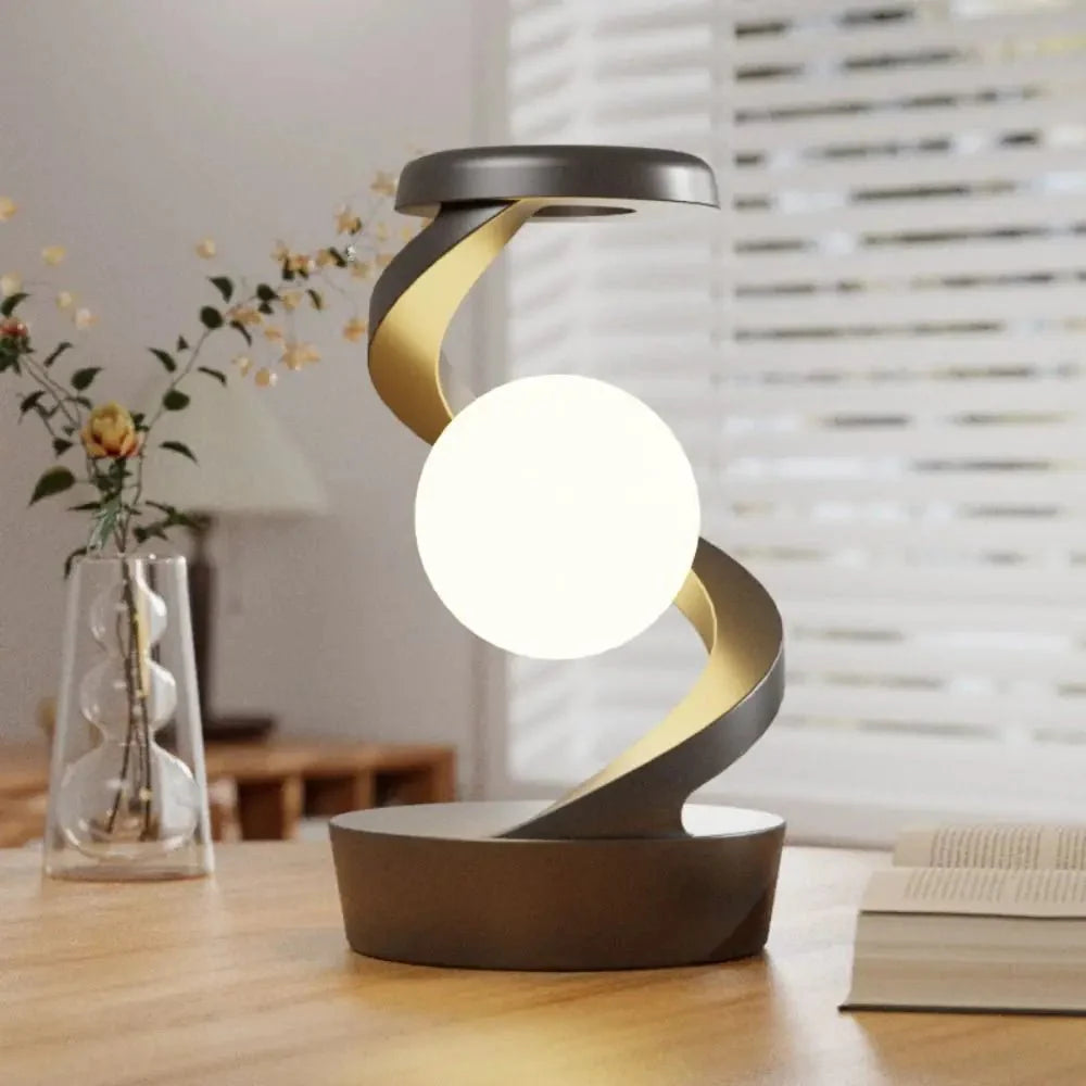 Svævende Lampe – Moderne Design med RGB Belysning og Gestusbetjening til Stue eller Soveværelse