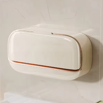 Soap Dispenser – White ABS, Modern Design for Bathroom or Kitchen