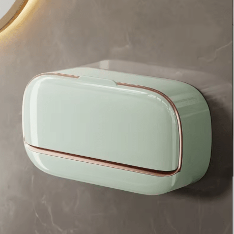Soap Dispenser – White ABS, Modern Design for Bathroom or Kitchen