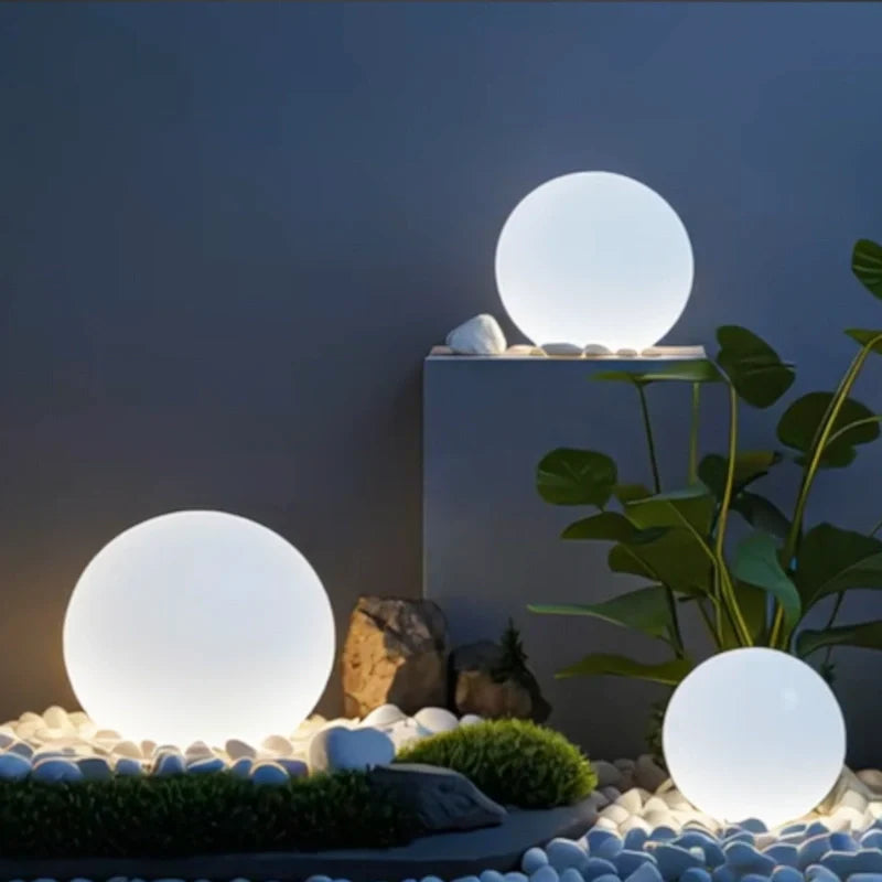Sferische tuinlamp – Weerbestendig, 16 kleuren met afstandsbediening voor decoratie binnen en buiten