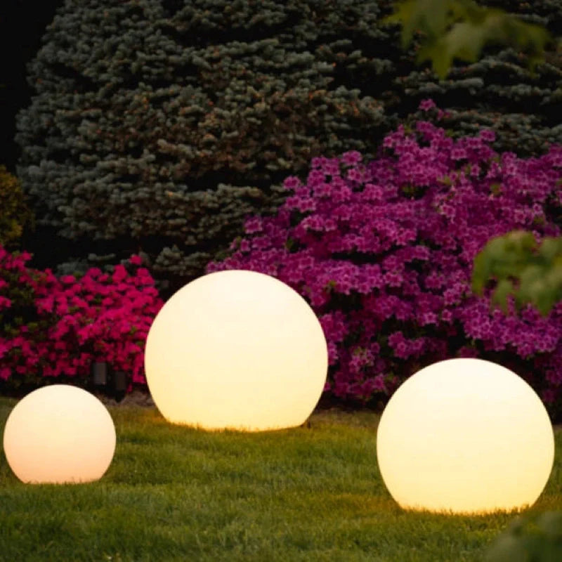 Sferische tuinlamp – Weerbestendig, 16 kleuren met afstandsbediening voor decoratie binnen en buiten