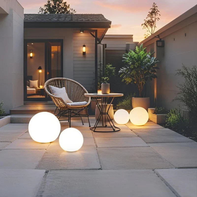 Sferische tuinlamp – Weerbestendig, 16 kleuren met afstandsbediening voor decoratie binnen en buiten
